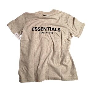 Fear of God Essentials Tee in Light Gray